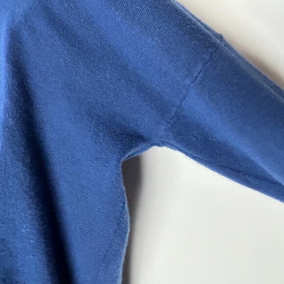 Cyrus Dark Blue Turtleneck Sweater w/Zipper Large - Picture 7 of 13